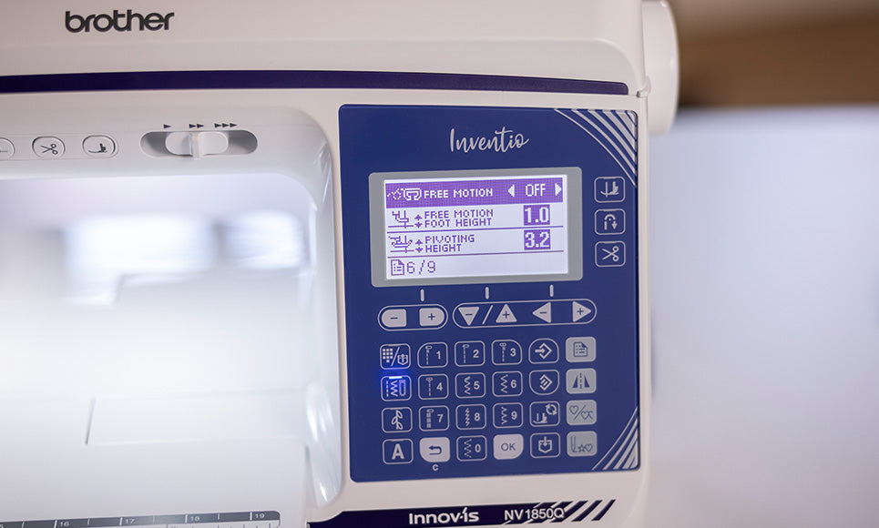 Brother Inventio NV1850Q macchina per cucire e quilting