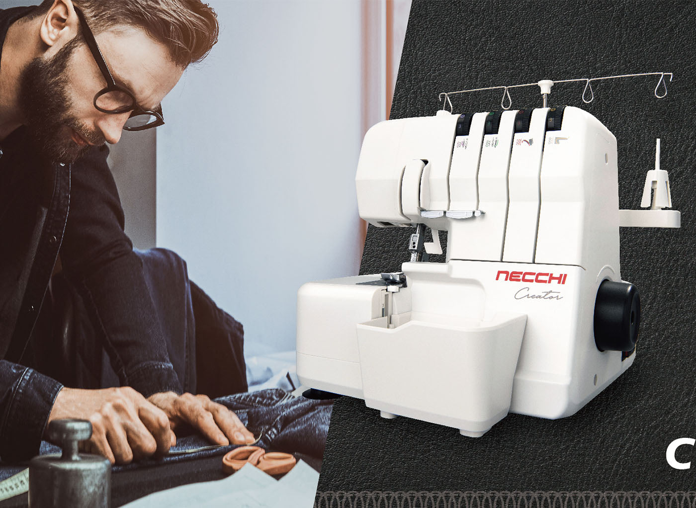Necchi Creator C12 + Kit Piedini E 5 Anni di Garanzia