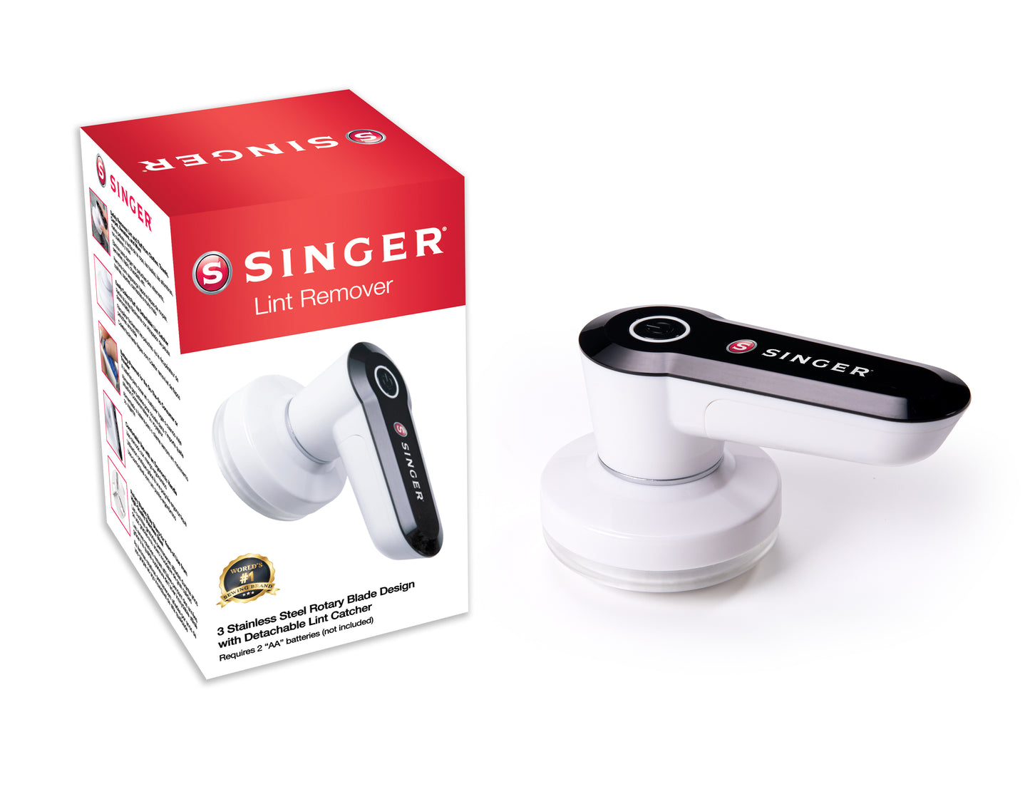 SINGER LEVAPELUCCHI SLIM, BIANCO E NERO SMALL