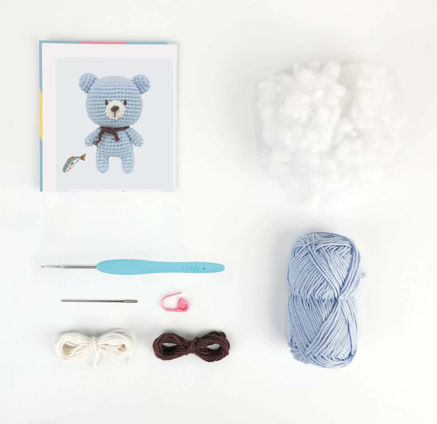 Mini Kit Amigurumi Bobby The Bear – Anchor