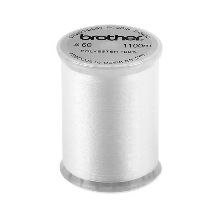 Filato per spolina bianco - Per macchine cucito + ricamo