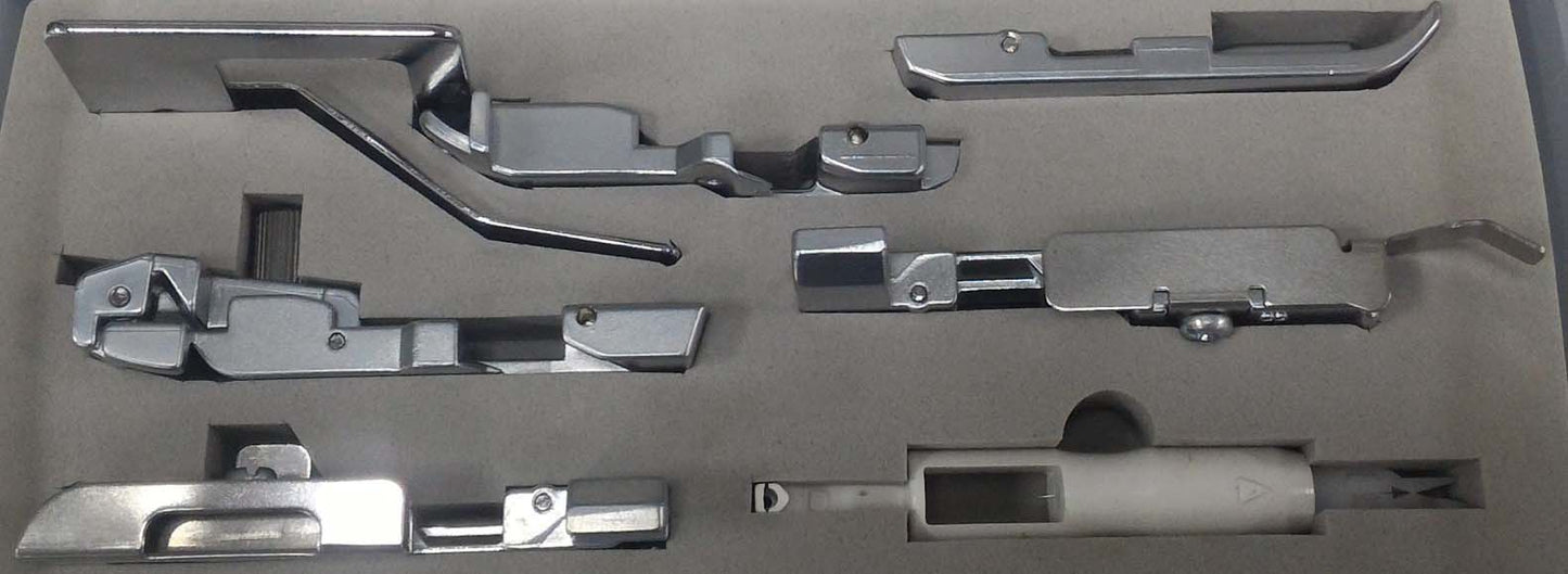 KIT 5 PIEDINI E INFILAGO PER TAGLIACUCI VIOLA GOOD LOCK T12