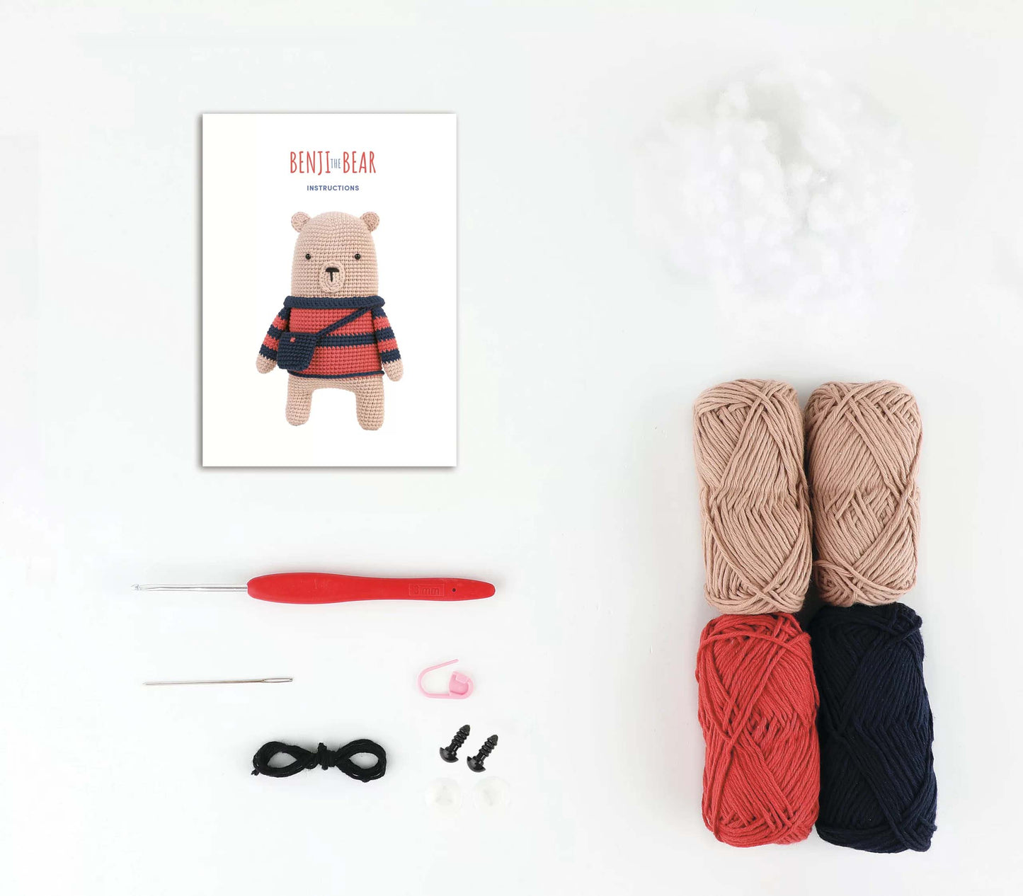 Kit Amigurumi Benji The Bear – Anchor