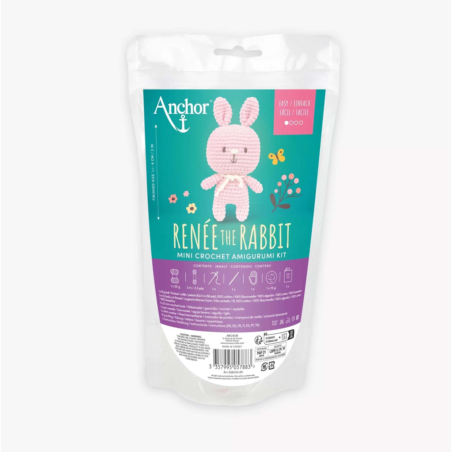 Mini Kit Amigurumi Renée The Rabbit – Anchor