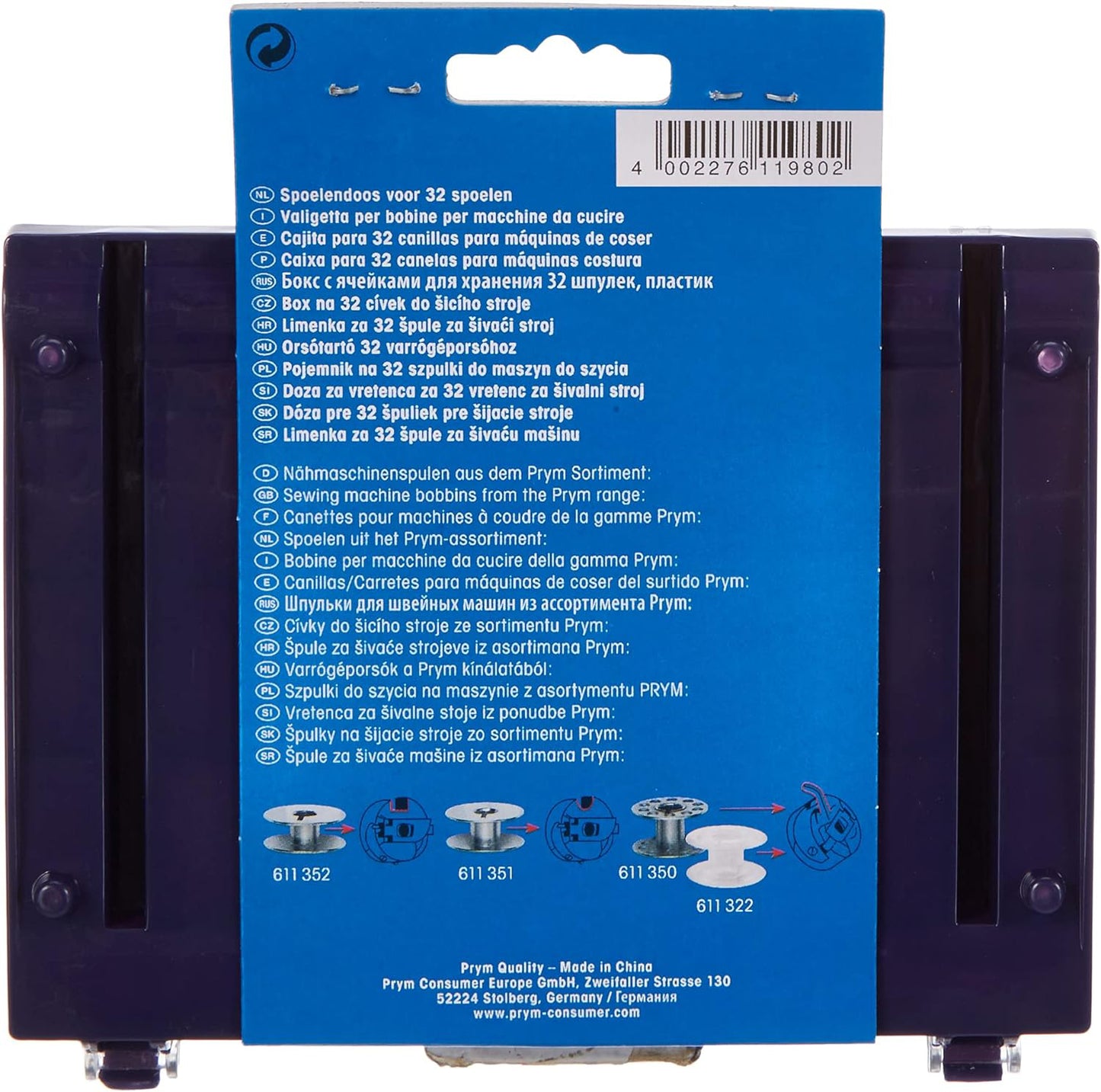 Scatola Porta Bobine 32 Pezzi Prym