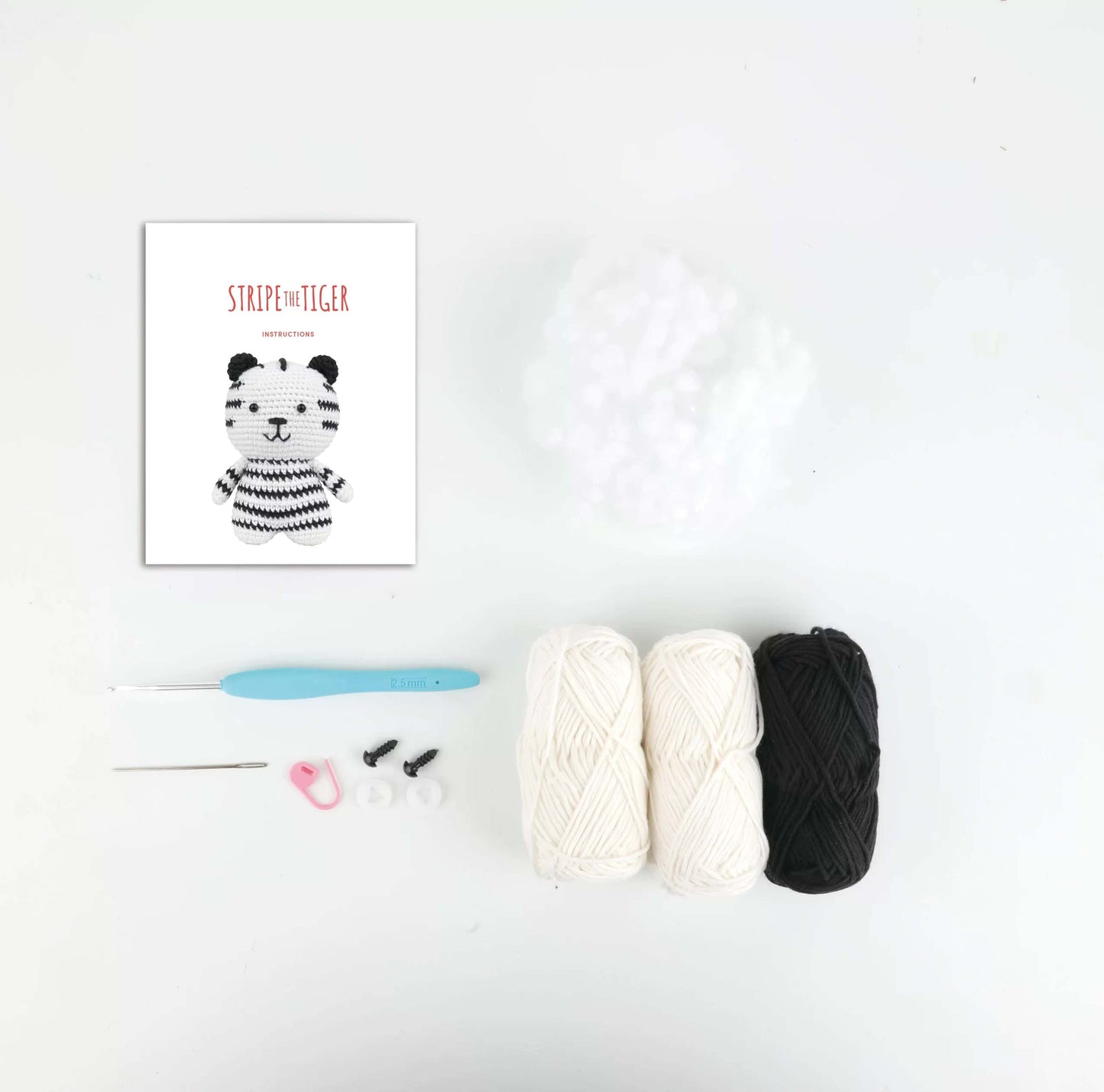 Kit Amigurumi Stripe The Tiger – Anchor