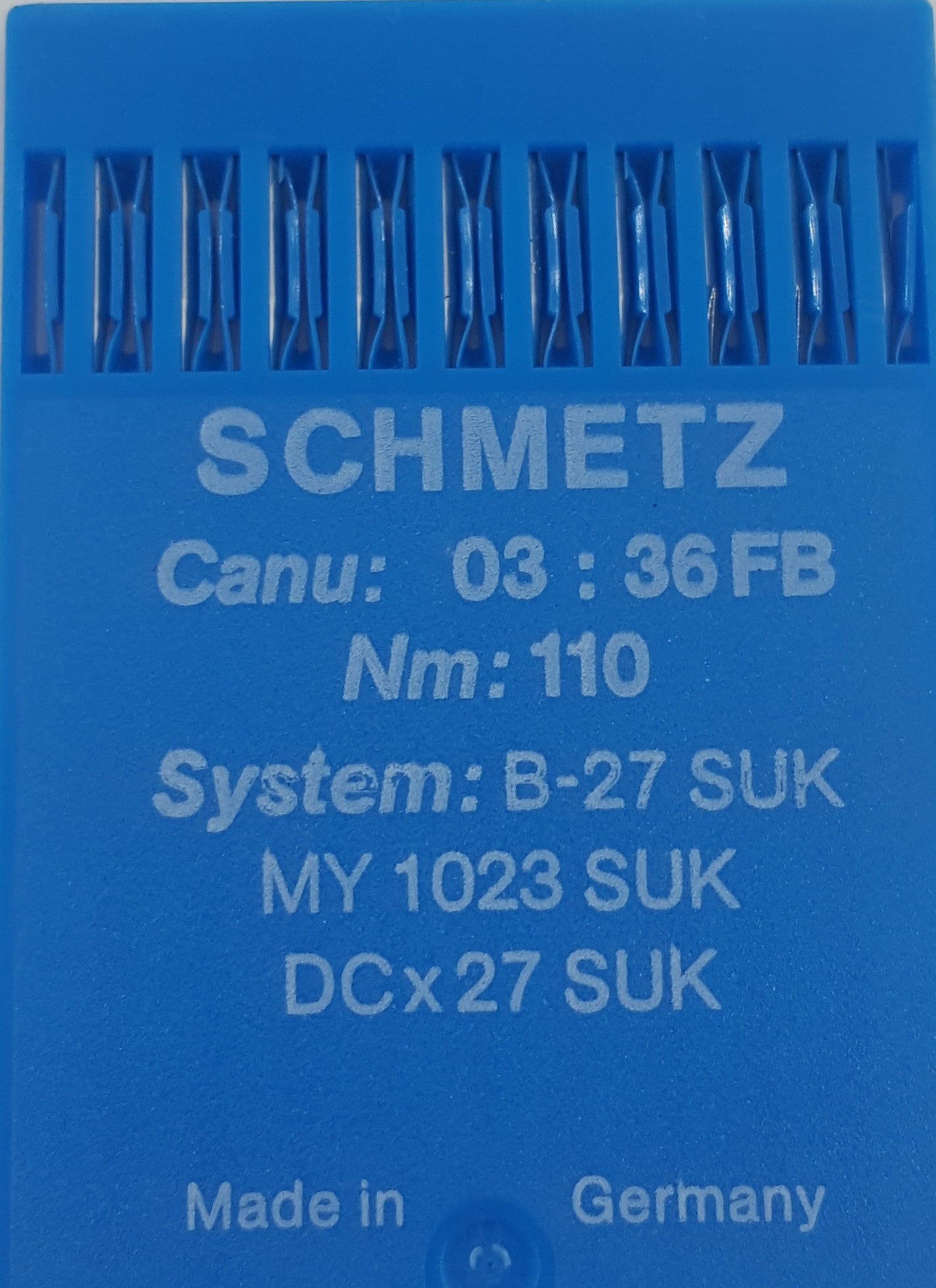 B27 SUK NM 110 AGHI SCHMETZ