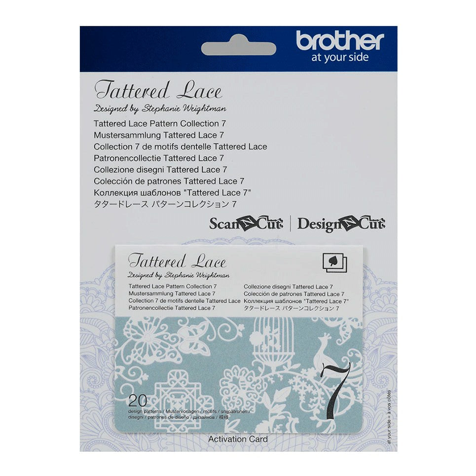 Collezione n.7 "I migliori disegni del 2015" Scheda Tattered lace