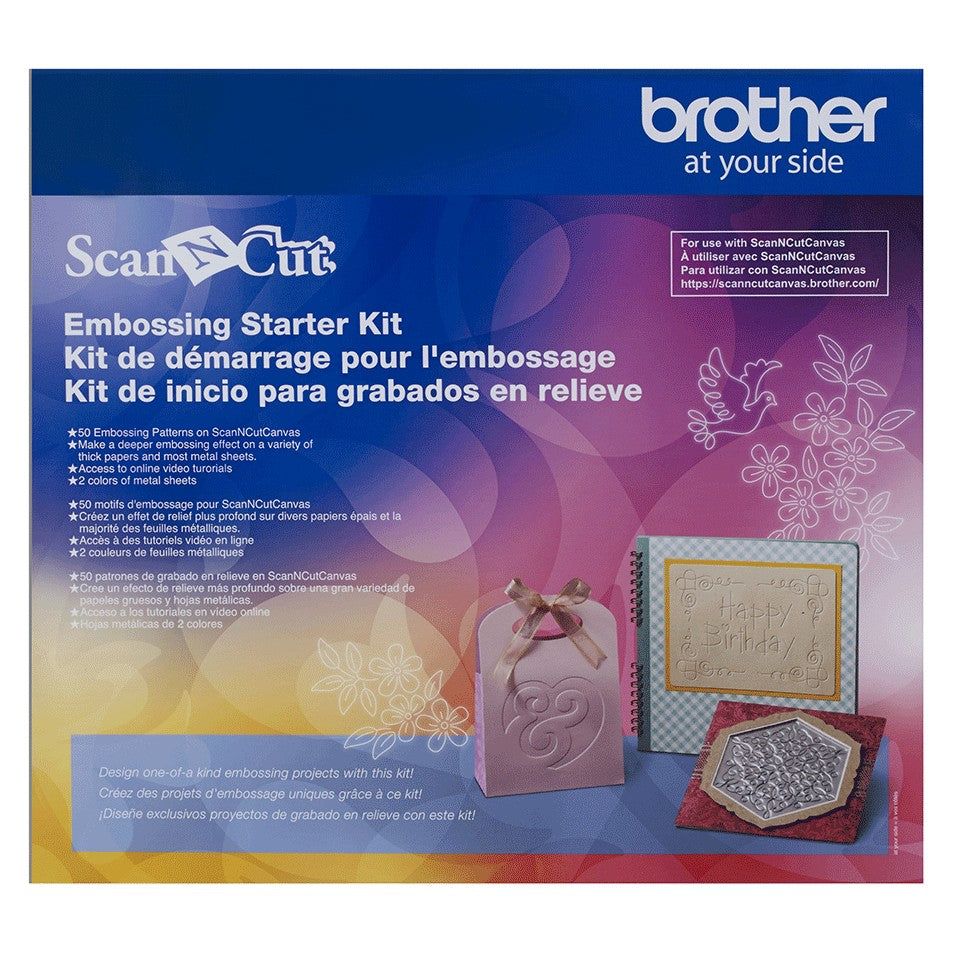 Starter kit di embossing Brother CAEBSKIT1 per ScanNcut