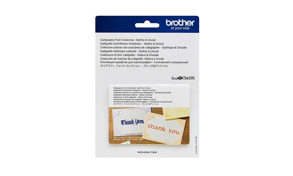 Collezione di font calligrafia CADXCLGFP01 - Gotico & Onciale