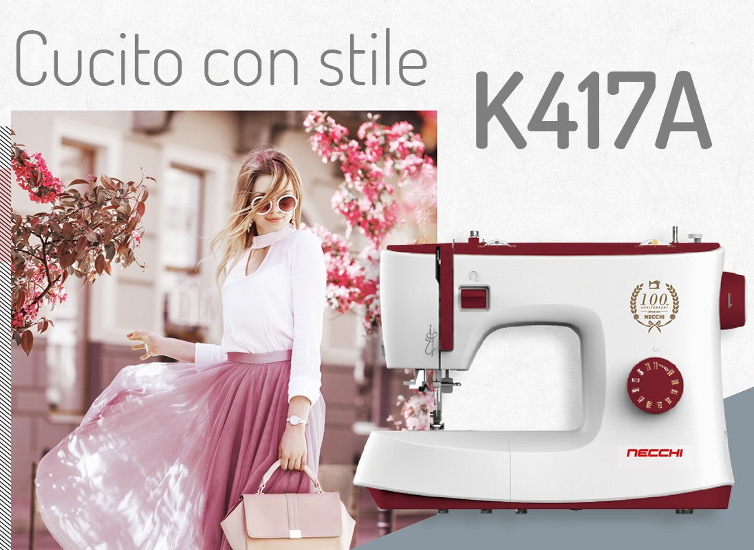 Necchi K417A Macchina Per cucire + 5 anni di Garanzia