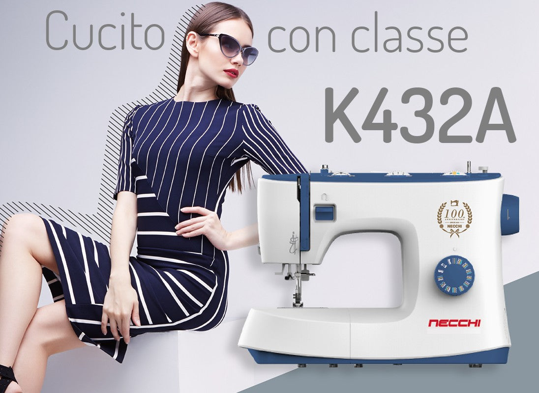Necchi K432A Macchina Per cucire + 5 anni di Garanzia