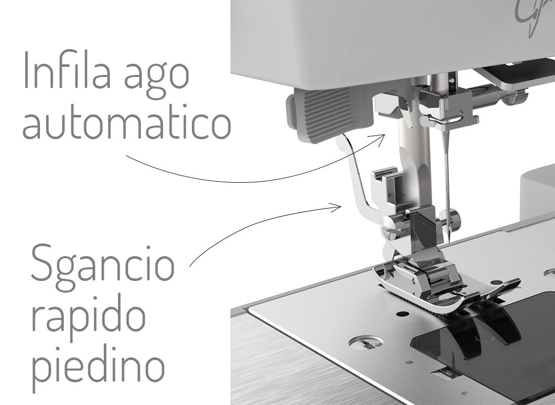 Necchi Q132A macchina per cucire Con Borsa Prym Inclusa