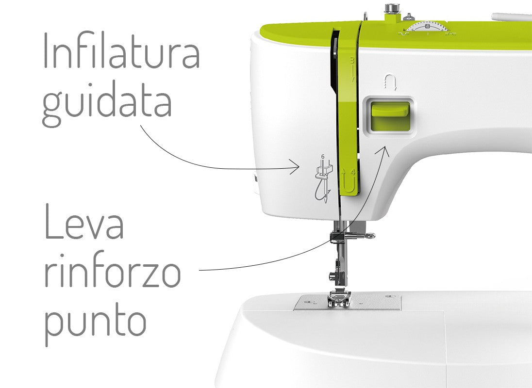Necchi K408A Macchina Per Cucire + 5 Anni di Garanzia
