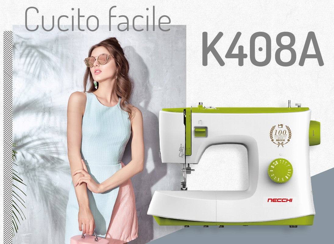 Necchi K408A Macchina Per Cucire + 5 Anni di Garanzia