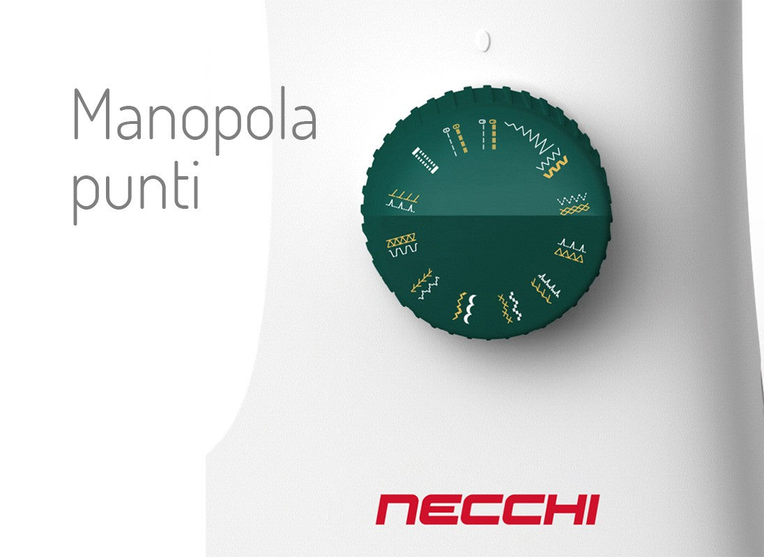 NECCHI K121A MACCHINA PER CUCIRE + 5 Anni di Garanzia