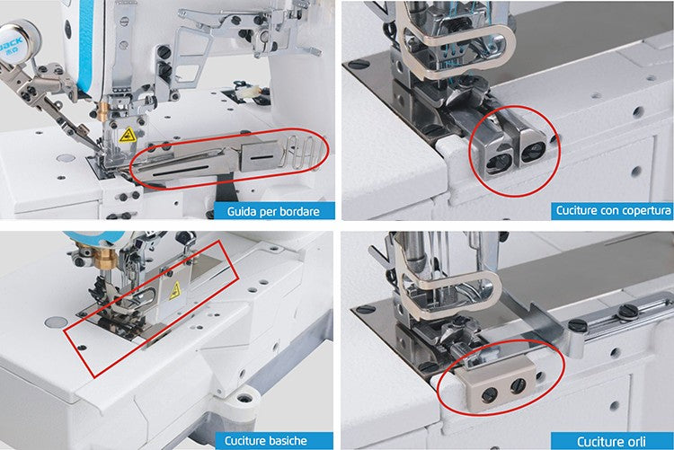 Copertura Jack W4S Macchina Computerizzata Con Selettore Trasporto L/M/P