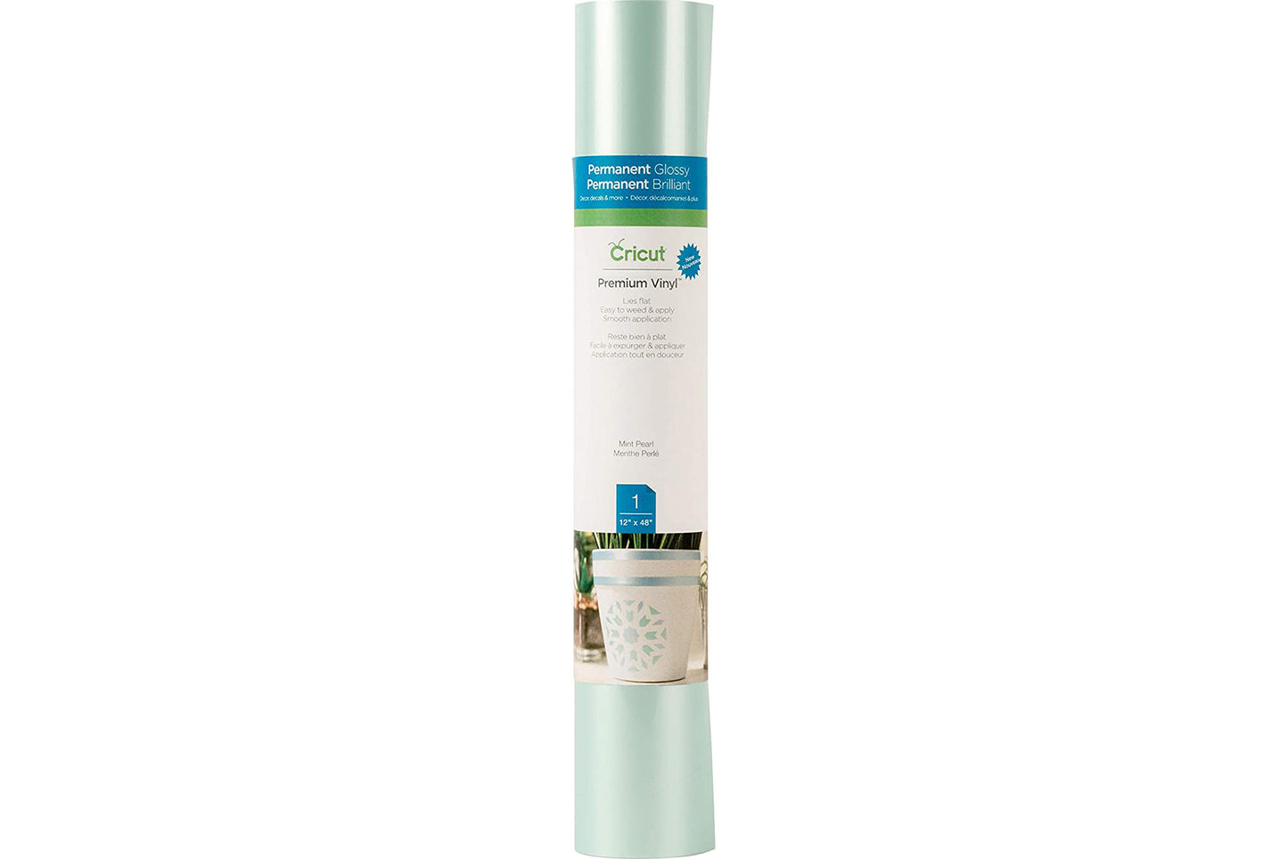 CRICUT VINILE PREMIUM PERMANENTE MENTA PASTELLO PERLATO 30.5CMX1.2M