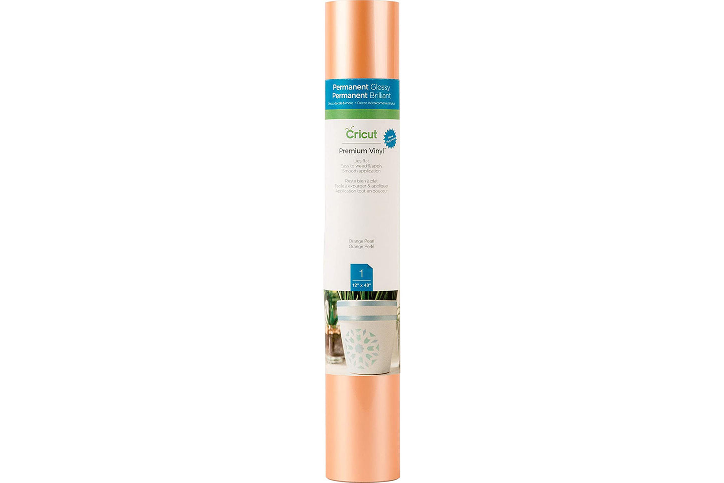 CRICUT VINILE PREMIUM PERMANENTE ARANCIO PASTELLO PERLATO