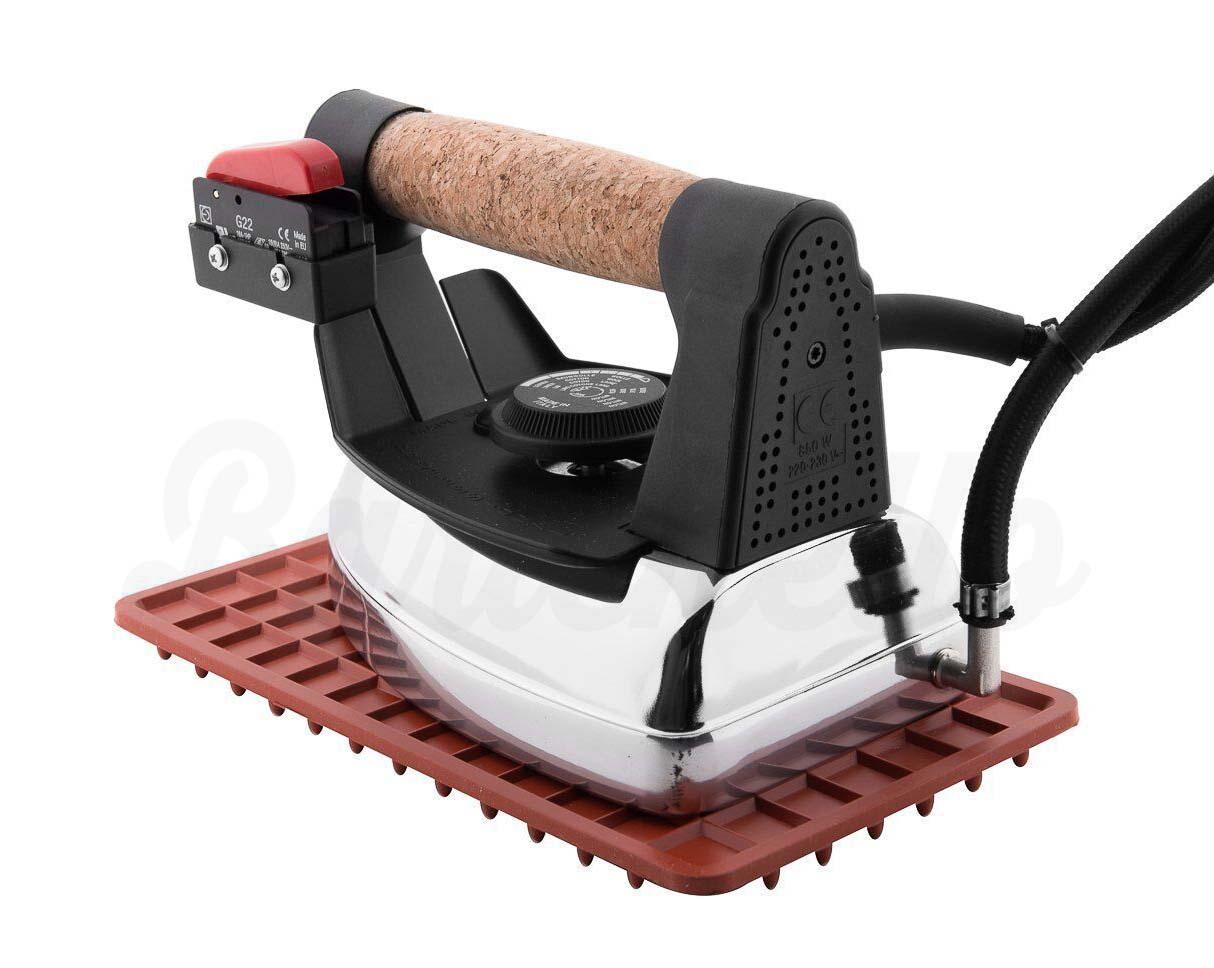 Suoletta Appoggiaferro In Silicone Rosso