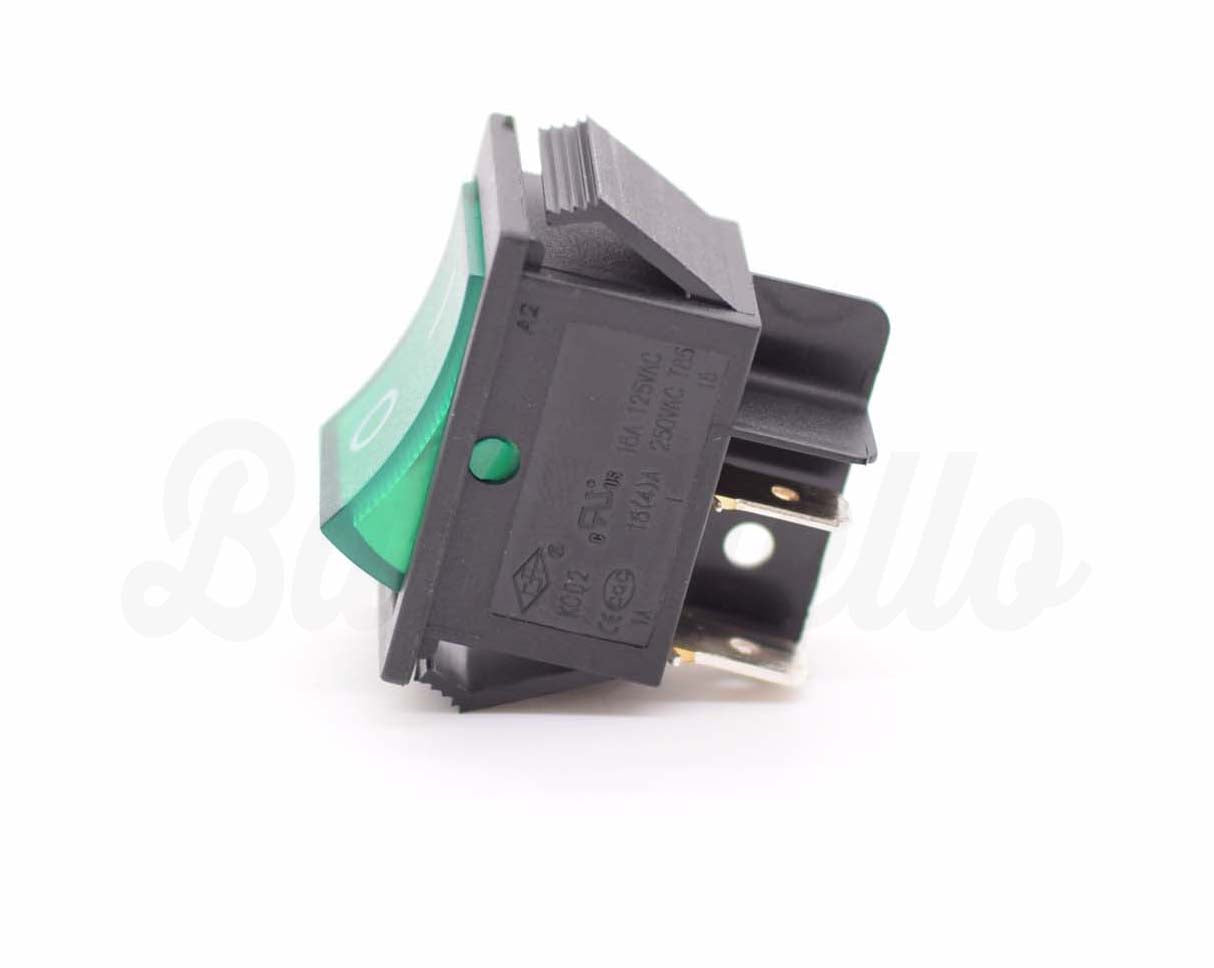 Interruttore Con Led Verde Battistella
