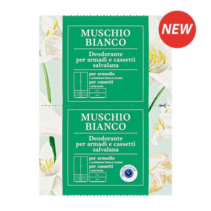 BUSTA PROFUMATA ARMADI E CASSETTI MUSCHIO BIANCO