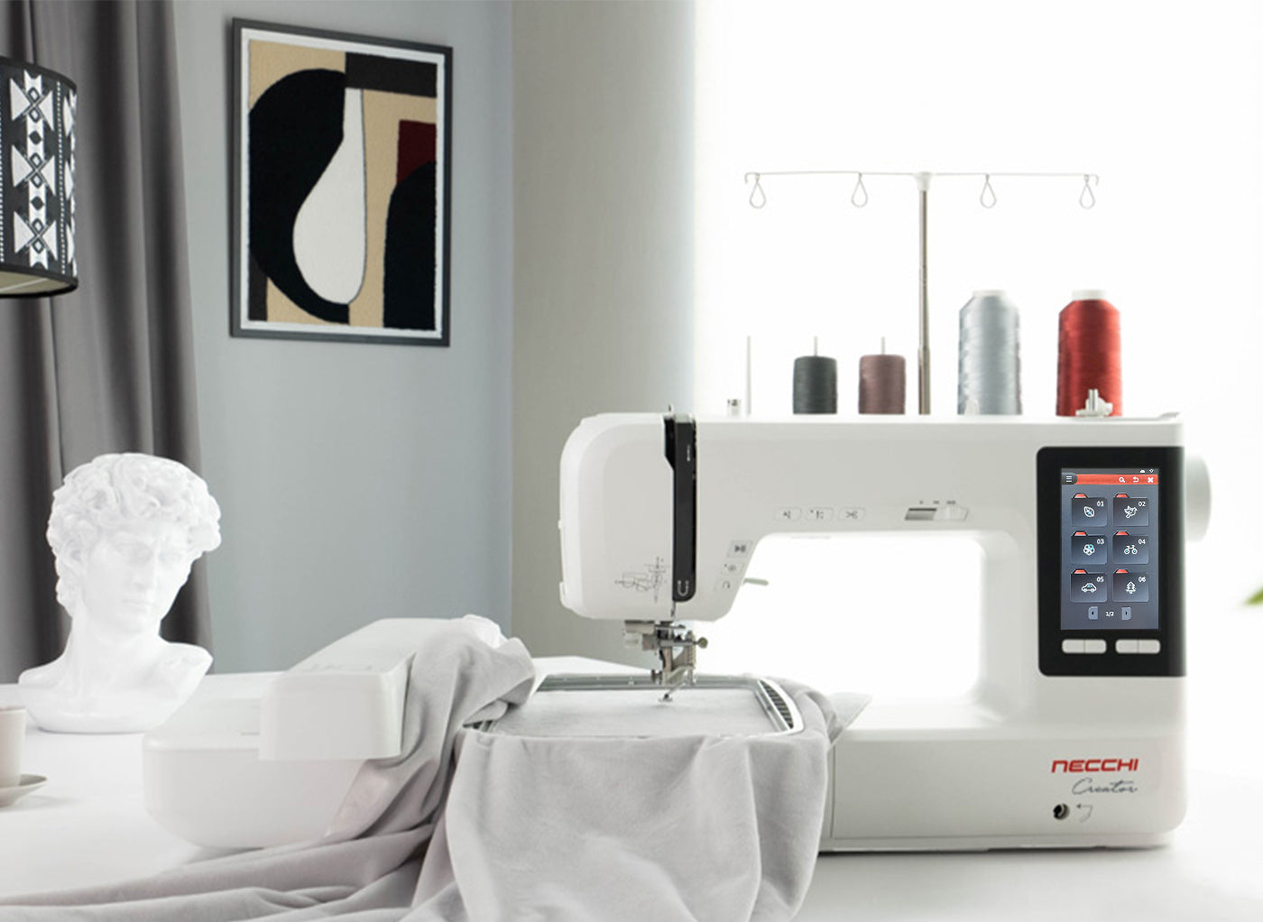 Necchi Creator C1200 con Software DRAWings CREATIVE XII