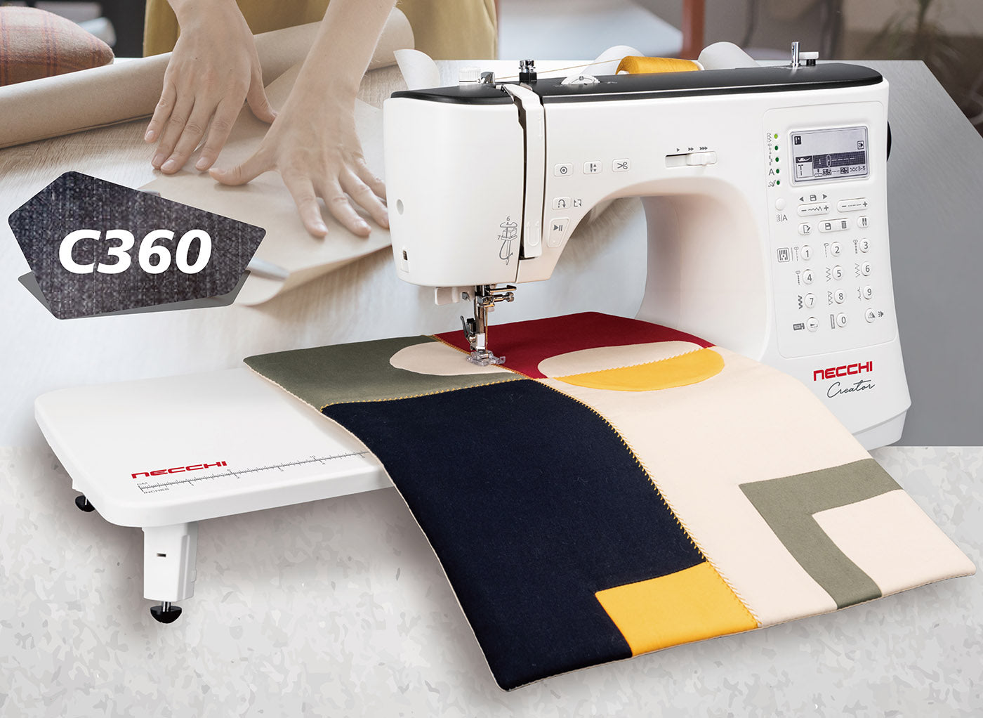 Necchi Creator C360 Macchina Per Cucire