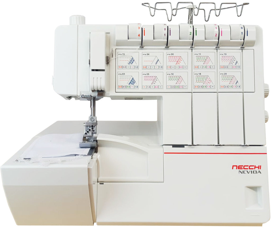 Necchi NCV10A Macchina tagliacuci a 2/3/4/5 fili