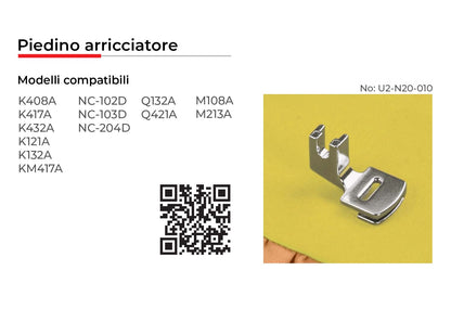 NECCHI PIEDINO ARRICCIATORE