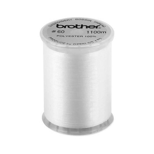 Filato per spolina bianco - Per macchine cucito + ricamo