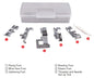 KIT 5 PIEDINI E INFILAGO PER TAGLIACUCI VIOLA GOOD LOCK T12