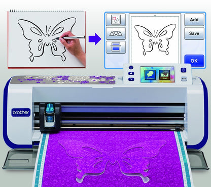 Brother ScanNCut CM600 - Macchina da taglio con scanner - Plotter