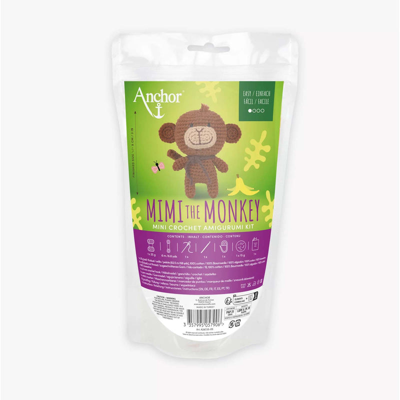 Mini Kit Amigurumi Mimi The Monkey – Anchor
