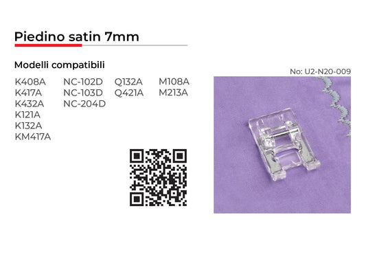 NECCHI PIEDINO SATIN 7MM