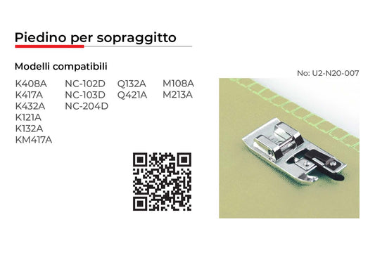 NECCHI PIEDINO PER SOPRAGGITTO