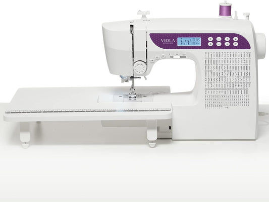 Viola Atelier E215 Macchina da cucire Elettronica con Tavolo Prolunga