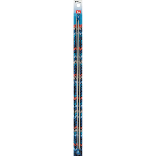 Ferri maglia con pomoli 40 cm, 3,00 mm - PRYM ART. 191474