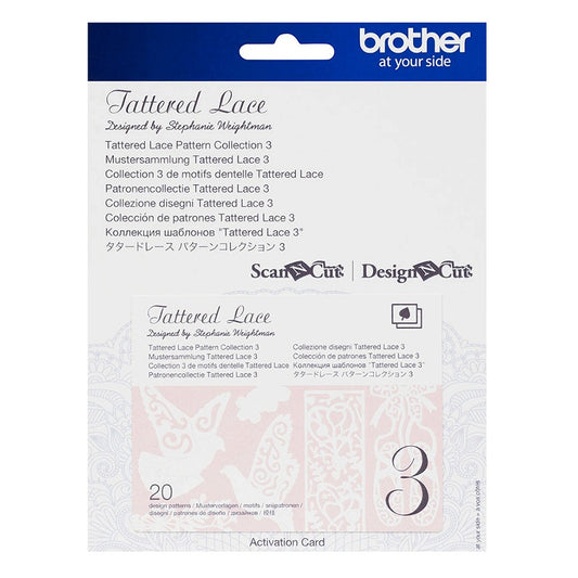 Collezione 3 "Disegni tipici" Scheda Tattared Lace