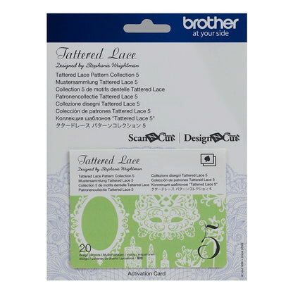 Collezione n.5 "Disegni tipici" Scheda Tattered lace