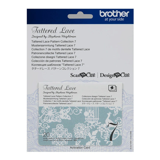 Collezione n.7 "I migliori disegni del 2015" Scheda Tattered lace
