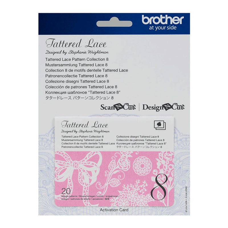 Collezione  n.8 "I migliori disegni del 2015" Scheda Tattered lace