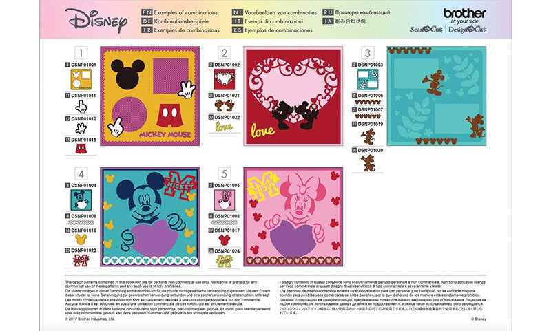 Scheda Disney n.1"Topolino & Topolina"
