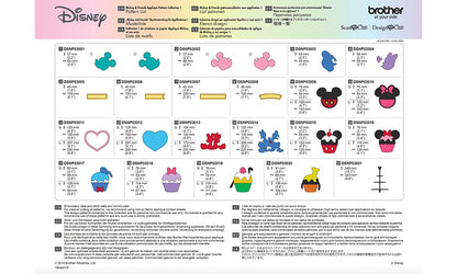 Scheda Disney n.3 "Topolino e i suoi amici 1" CADSNP03