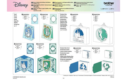 Collezione disegni Disney Cinderella e Ariel CADSNP07