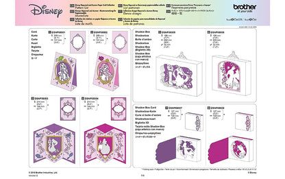 Collezione disegni Disney Rapunzel e Aurora CADSNP08