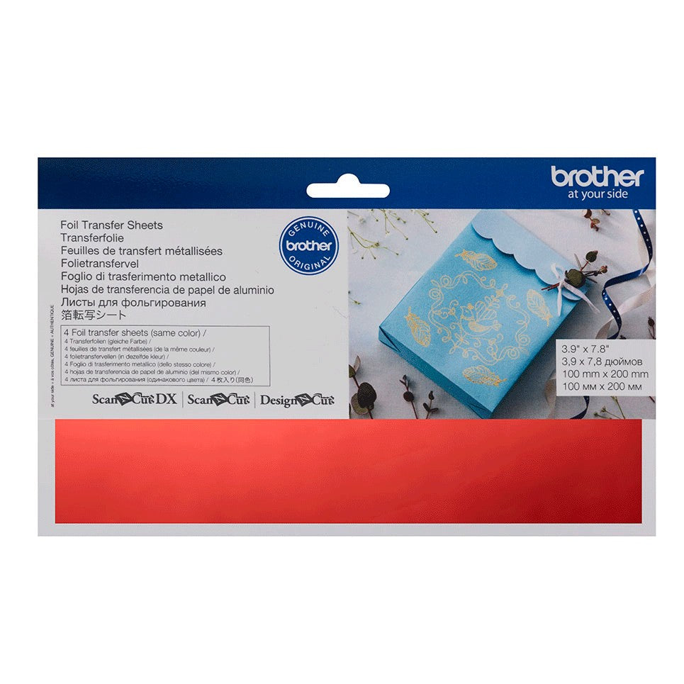 Fogli per laminare con kit foil CAFTSRED1 per ScanNCut - Rosso