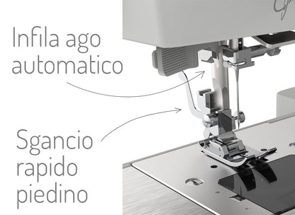 Necchi Q132A macchina per cucire Con Borsa Prym Inclusa