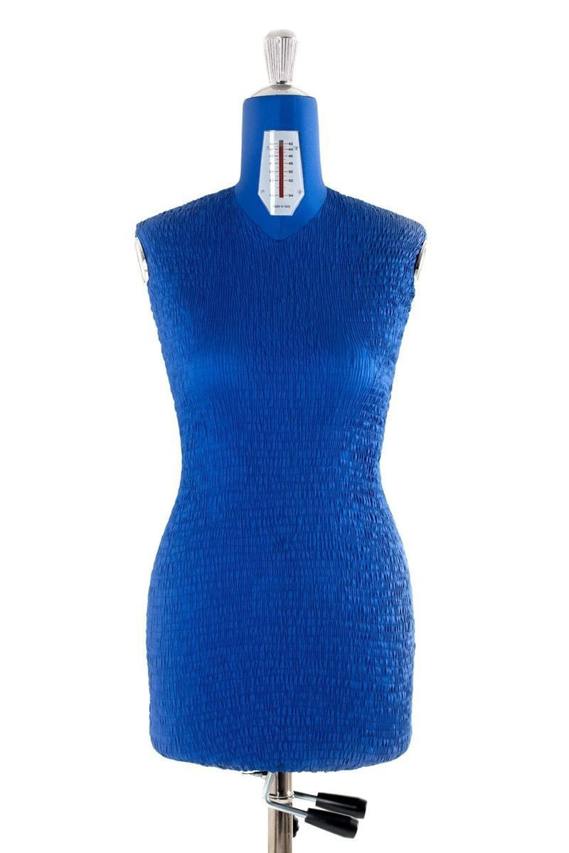 Taglia 42/54 Blu - Manichino Sartoriale Da Donna Regolabile
