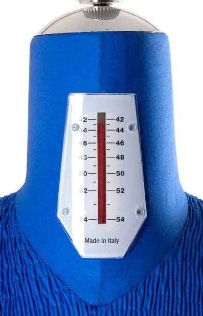 Taglia 42/54 Blu - Manichino Sartoriale Da Donna Regolabile